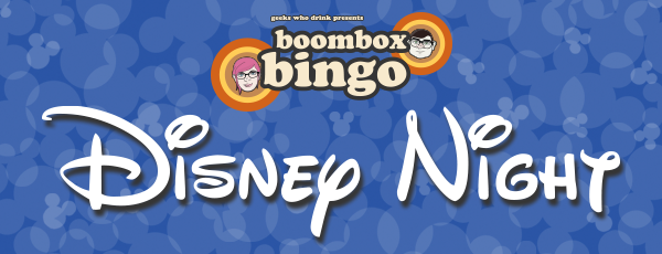 Disney Music Bingo
