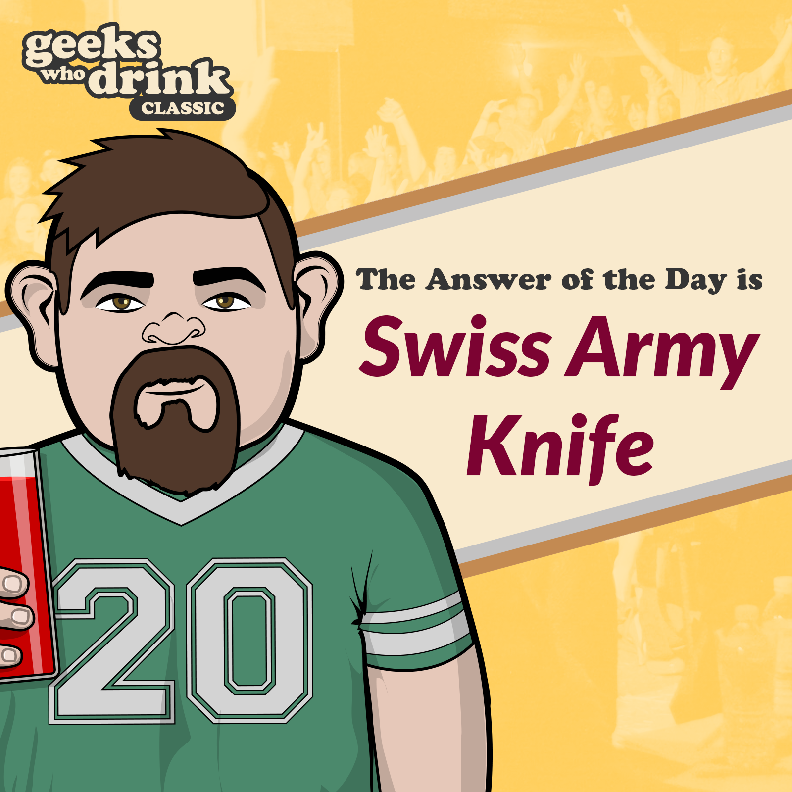 Classic Trivia Answer of the Day 2026-01-24: SWISS ARMY KNIFE