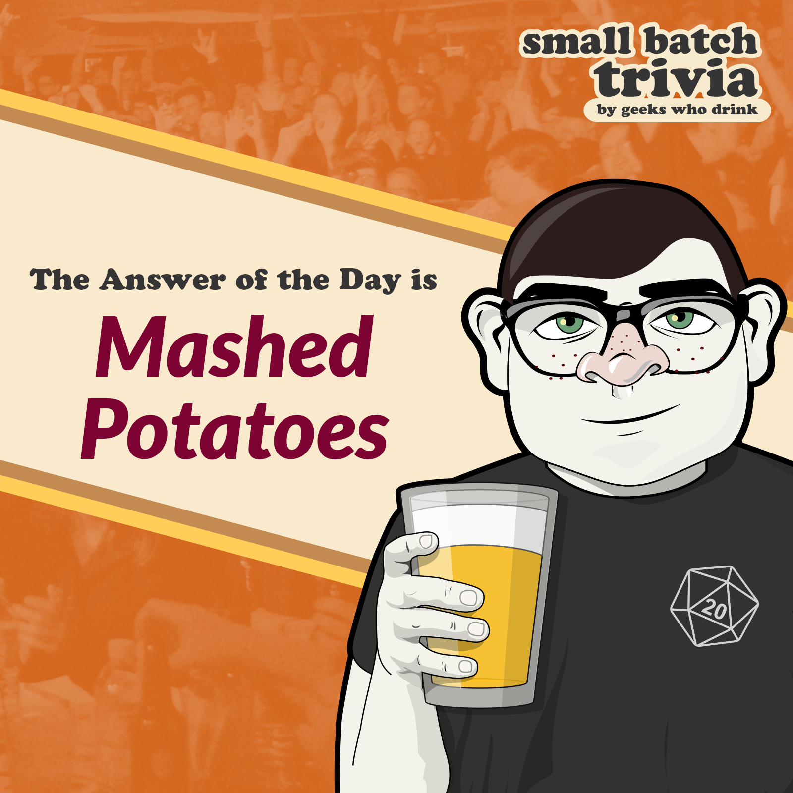 Small Batch Answer of the Day 2026-03-18: MASHED POTATOES
