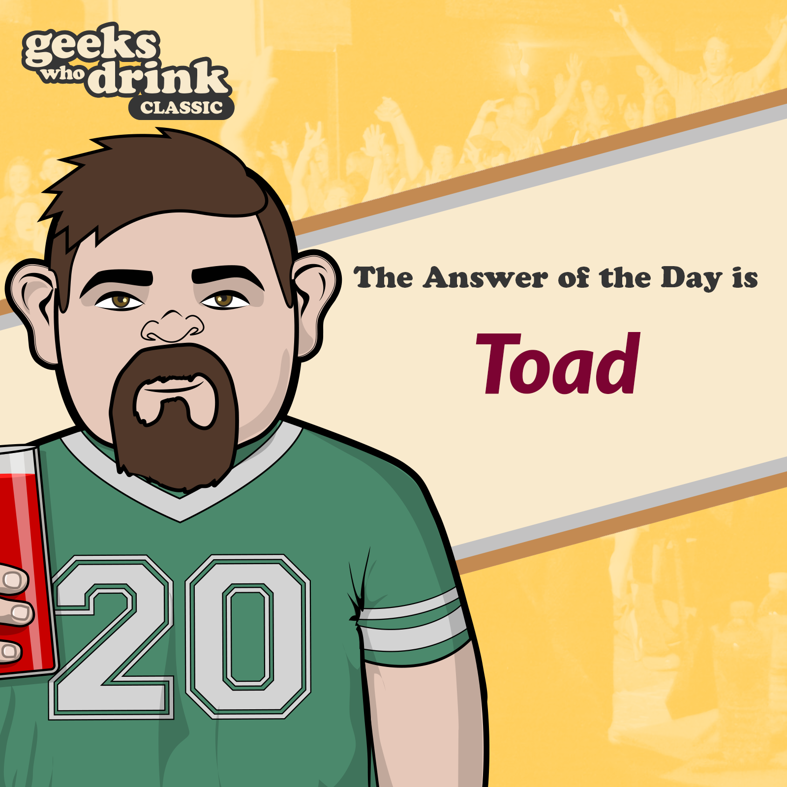 Classic Trivia Answer of the Day 2026-03-30: TOAD
