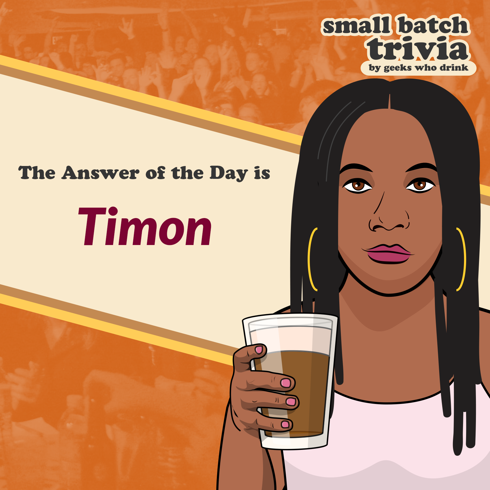 Small Batch Answer of the Day 2026-03-31: TIMON