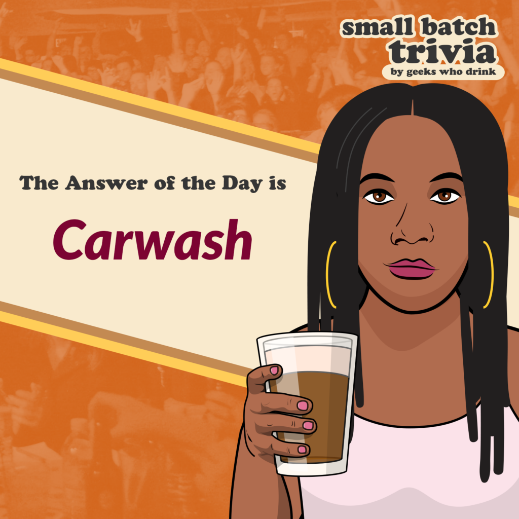 Small Batch Answer of the Day 2026-04-16: CARWASH