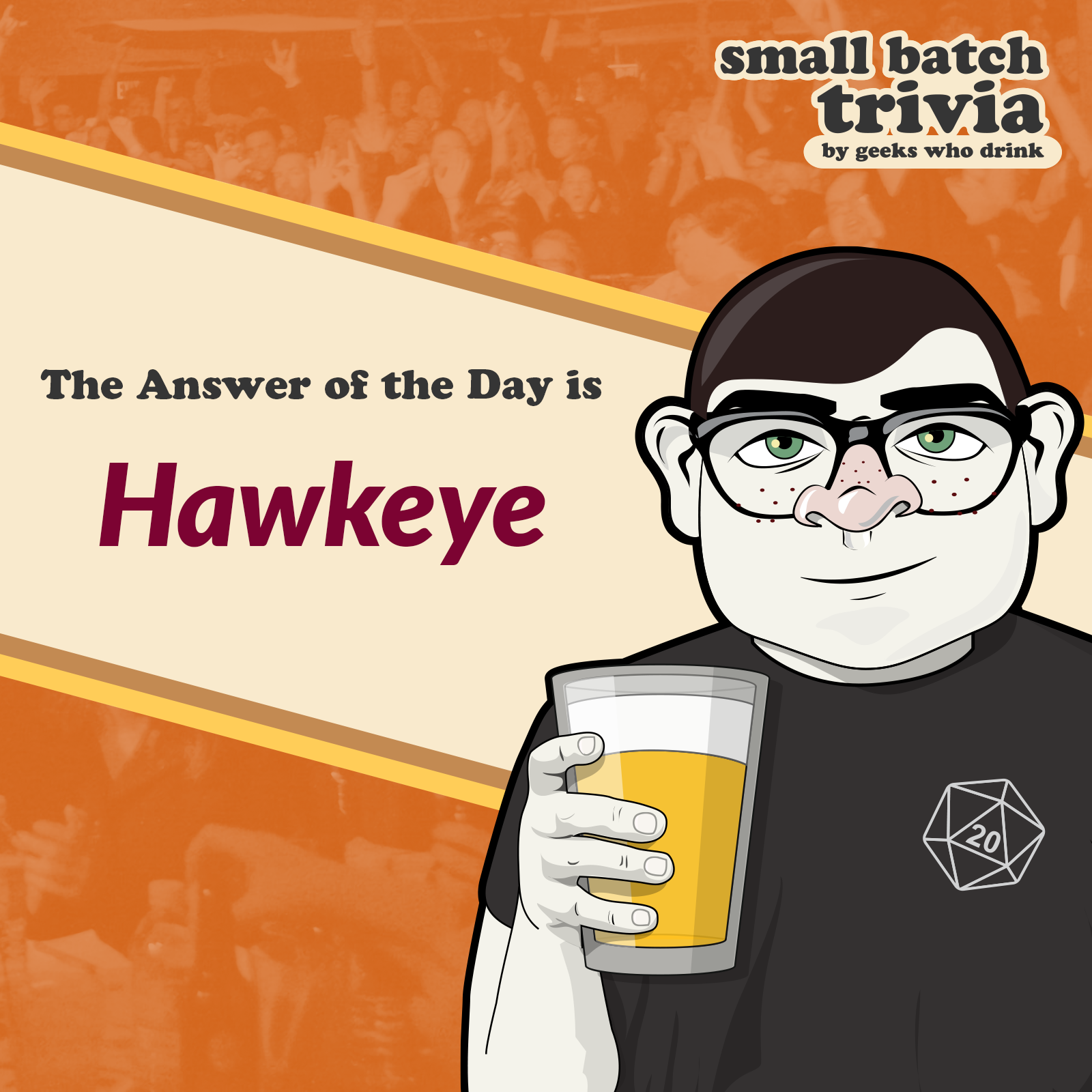 Small Batch Answer of the Day 2026-05-02: HAWKEYE
