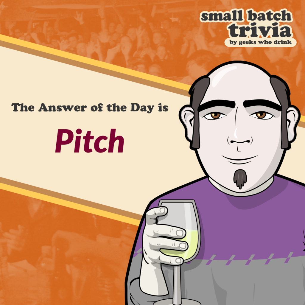 Small Batch Answer of the Day 2026-05-13: PITCH
