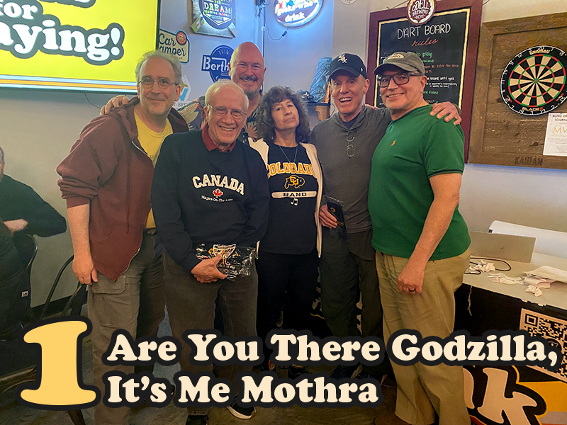 First place team Are You There Godzilla, It's Me Mothra