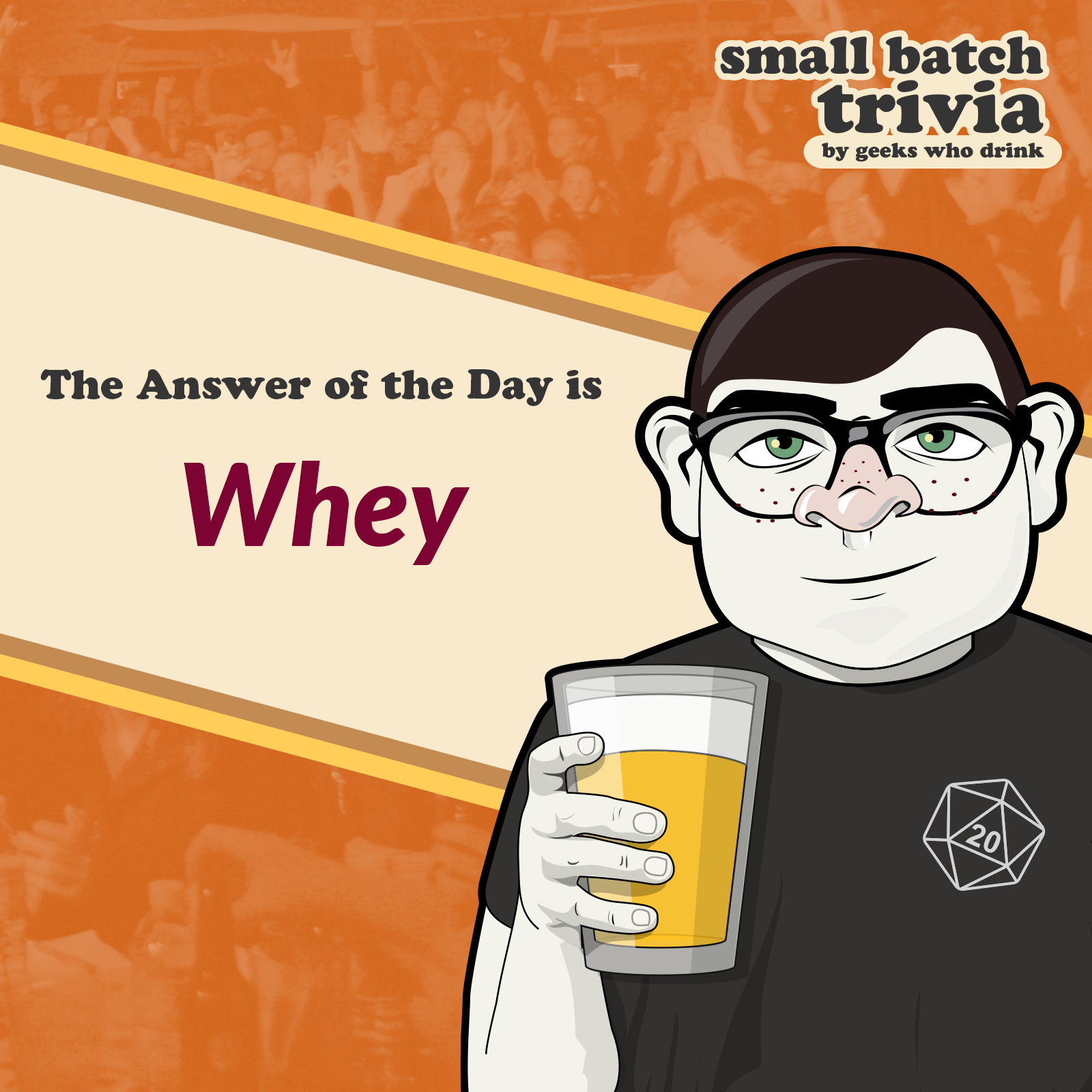 Small Batch Answer of the Day 2026-07-15: WHEY