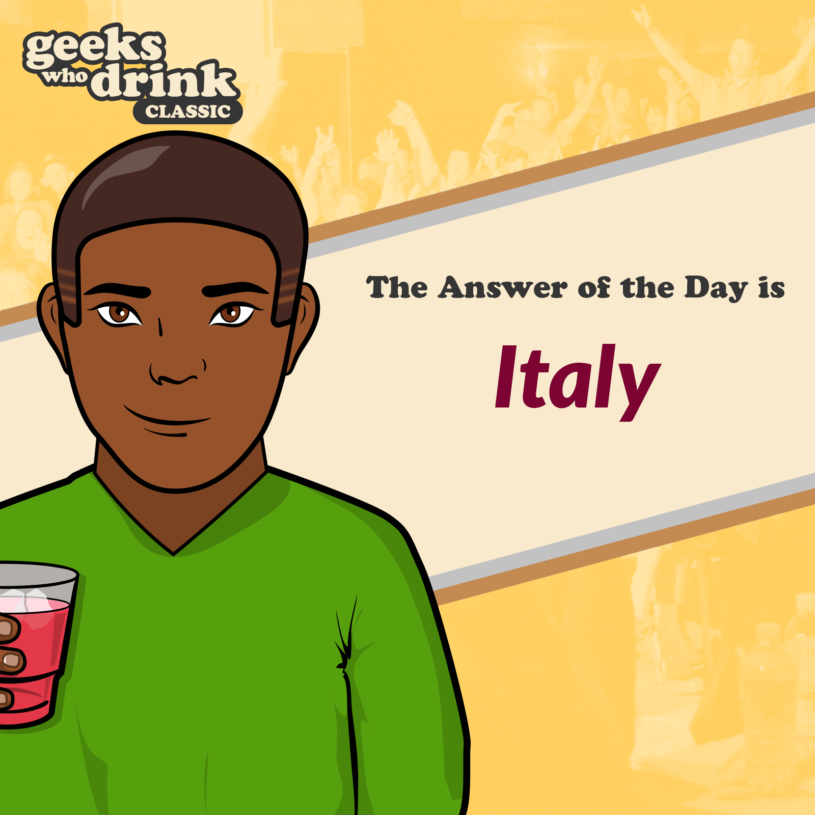 Classic Trivia Answer of the Day 2026-08-06: ITALY