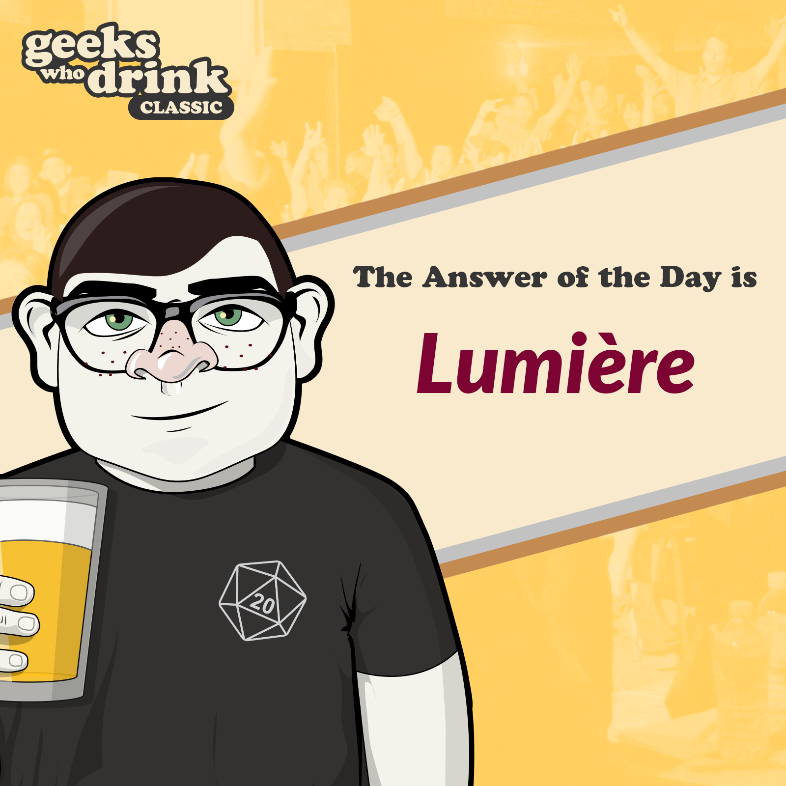 Classic Trivia Answer of the Day 2026-08-12: LUMIÈRE