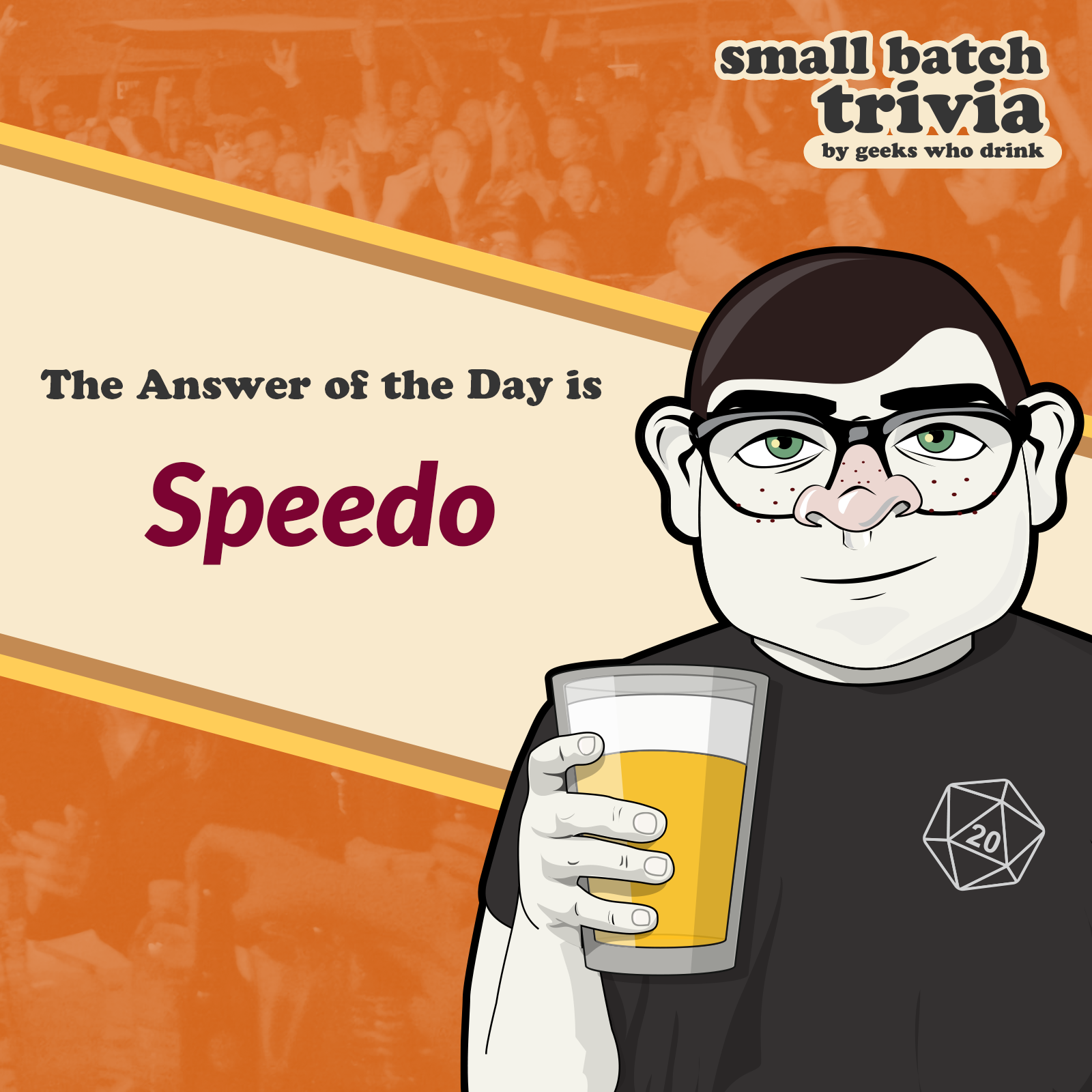 Small Batch Answer of the Day 2026-09-15: SPEEDO